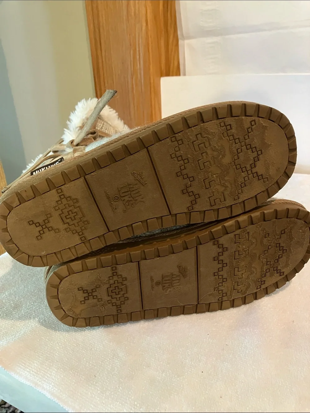 Muk Luks Essential Women’s 8 Clemetine Pull on Cable Knit Upper Winter Boots